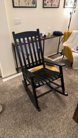 Wood rocking chair