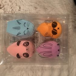Make up blending sponge set, four sponges. Latex free and super soft! Brand new