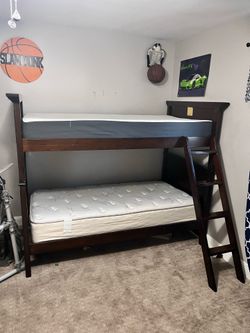 Twin Bunk Bed Espresso color