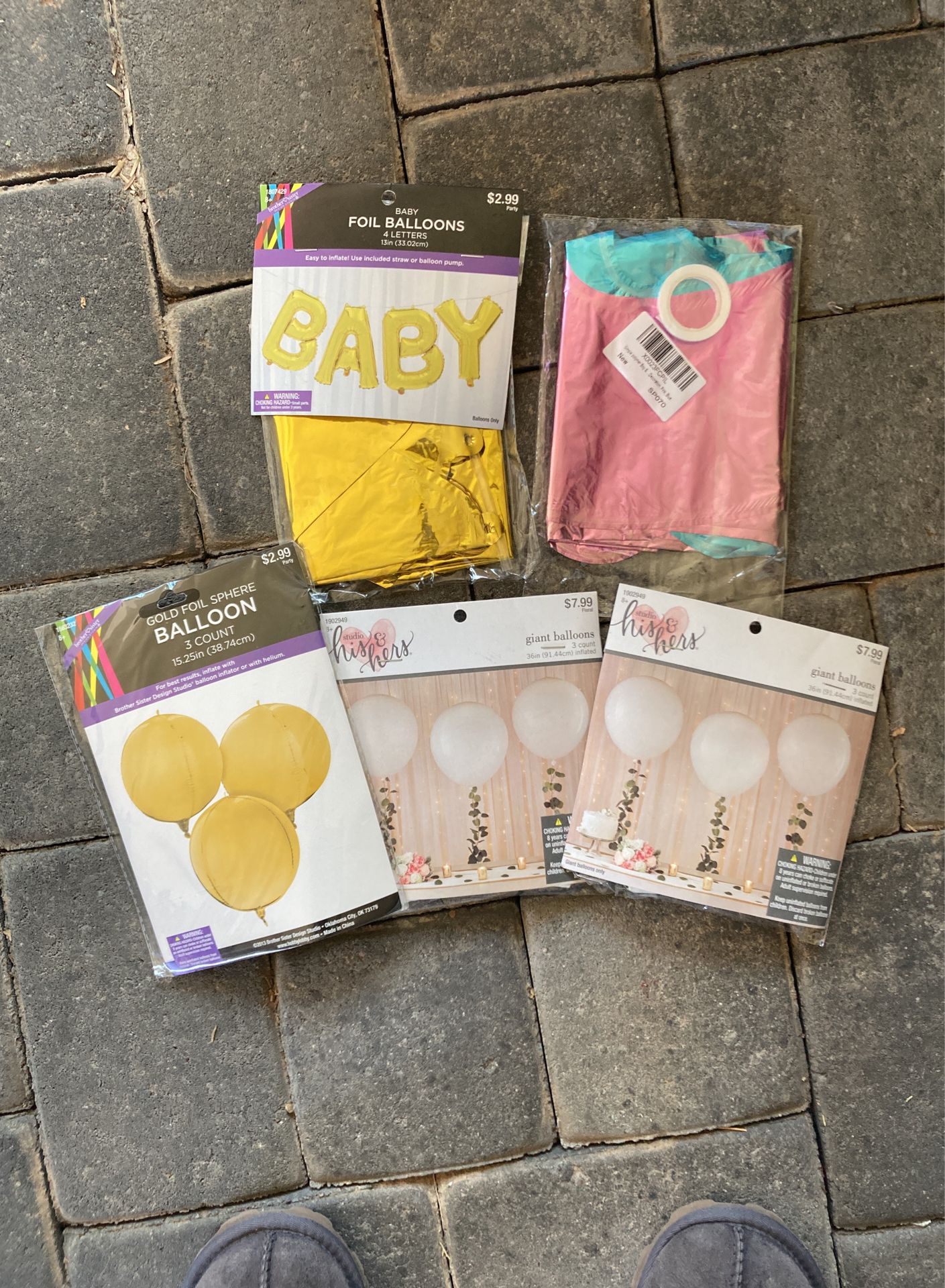 “Baby” Balloons & Stands