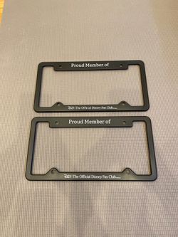 D23 expo 2019 Disney license plate holder