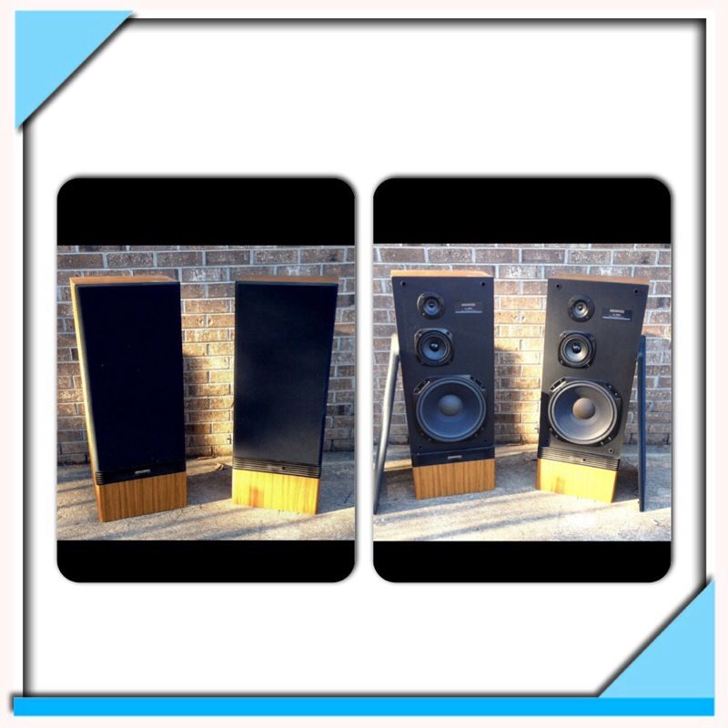 Pair of Kenwood JL-880 3-way tower speakers rated at 90 watts