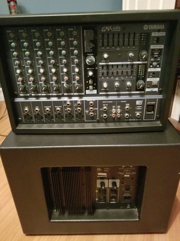 Like new complete pro audio sound system