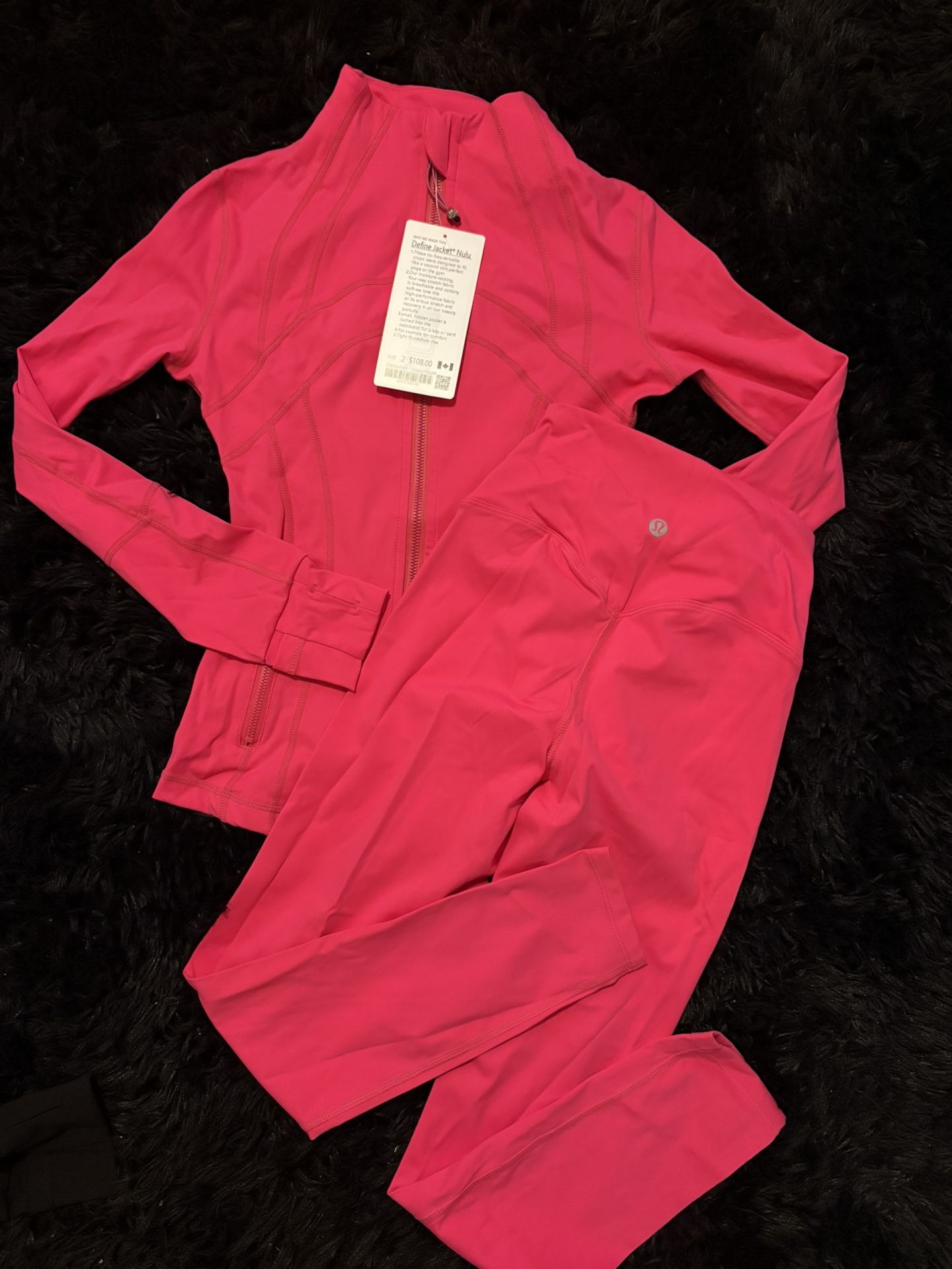 Hot Pink Lululemon Set