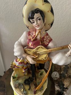 Vintage Mariachi Lamp