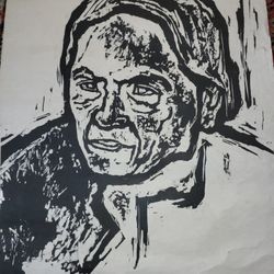 Huang Qiming Woodblock Print