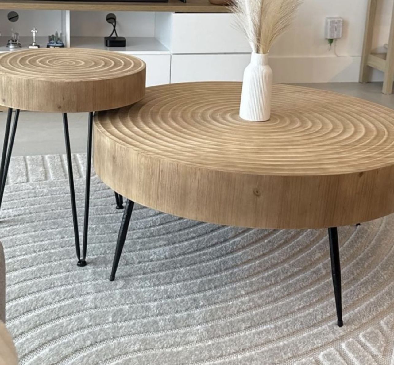 Vintage-Style Coffee Table Set