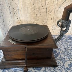 Antique Victrola  Made In Britain