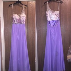 Long purple dress size 12