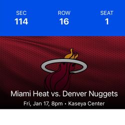 Heat Vs Nuggets Tickets