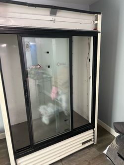 Commercial Glass Slide Door Merchandiser Refrigerator