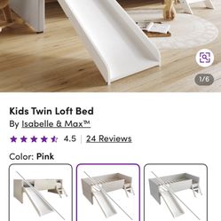 Kids Twin Loft Bed