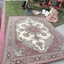 Large Vintage Rug from Pakistan intricate print