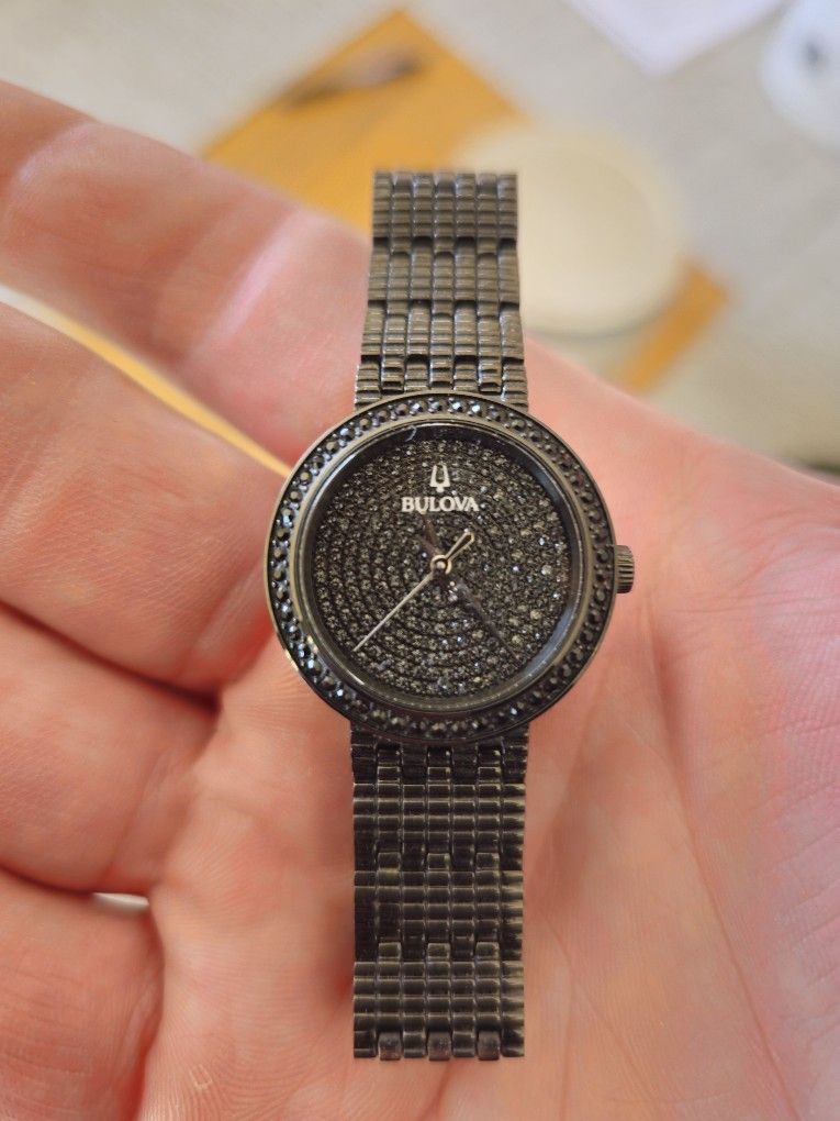 Bulova Women's Crystal Phantom Stainless Steel Watch