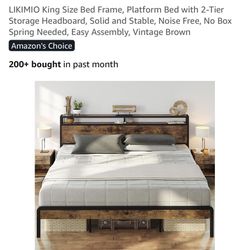 Queen Bed Frame - Brand New 