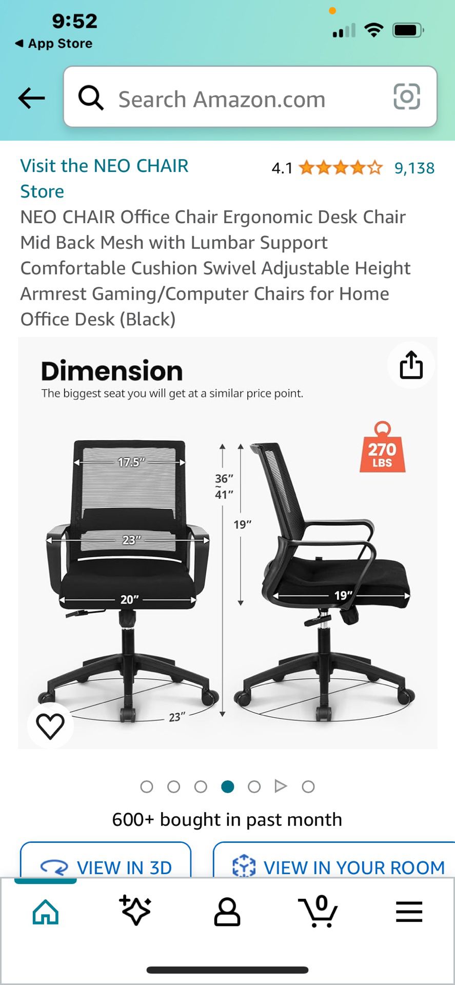 Office Chair Missing Weel/feet