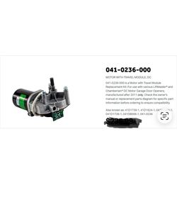Garage motor