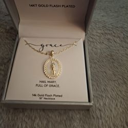 Silver And Gold Necklace 