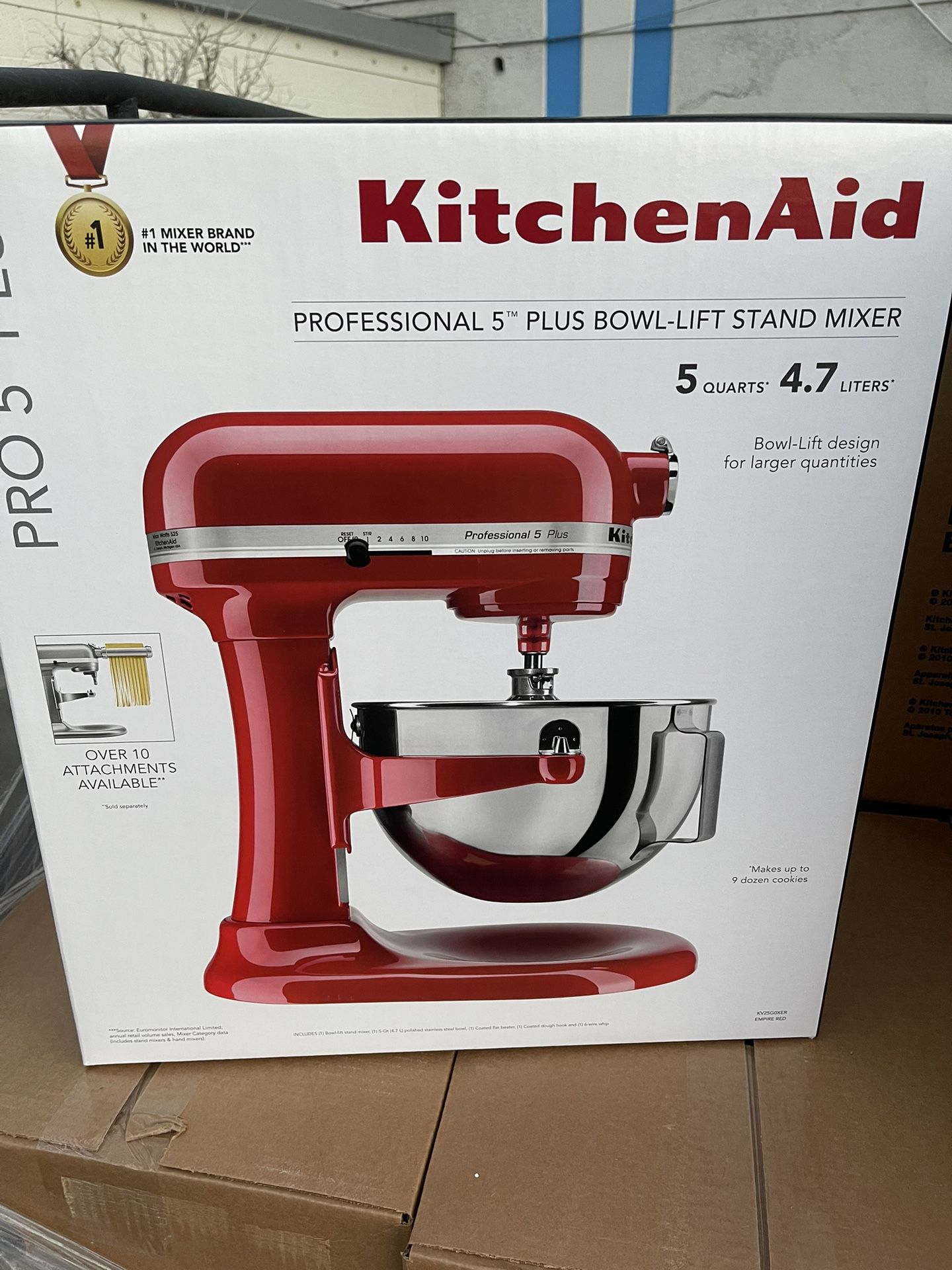 KitchenAid R-KV25G0XER Professional 5 Plus 5-Quart Stand Mixer (Used) 