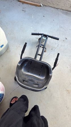 Hover board go kart attachment