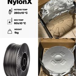 Nylon X Carbon Fiber PA12 Filament  1.75 For 3d Printer 
