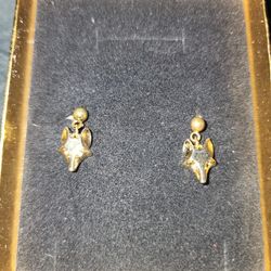 Gold Plated Hand Made Earrings