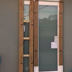 PGT 54 X 95 Impact Insulated French Door Vinyl Low E Privacy Glass 
