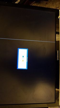 Samsung 26 inch monitor has a vertical line