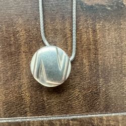Tiffany & Co Elsa Peretti Sterling Silver Solid N Pendant