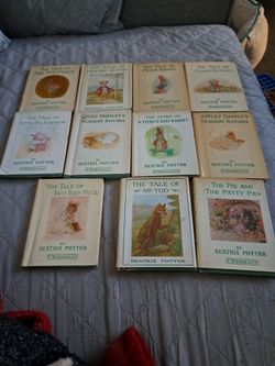 11 VINTAGE BEATRIX POTTER BOOKS