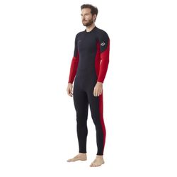 Hevto Men Wetsuits 3/2mm Neoprene Wet Suit Back Front Zip in Cold Water for Surfing Swimming Diving