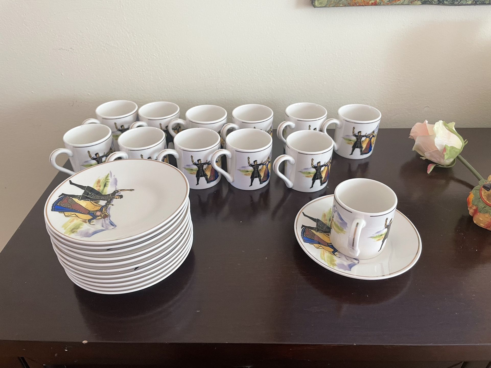 Armenian Coffee Set ( 24 Pieces, 2 Sets)