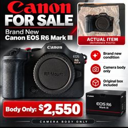 Canon EOS R6 Mark III Camera Body