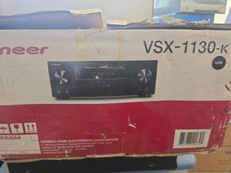 Pioneer VSX-1130 7.2 Channel 580 Watt Receiver 7.2 Home Theater Stereo WORKS *READ*
