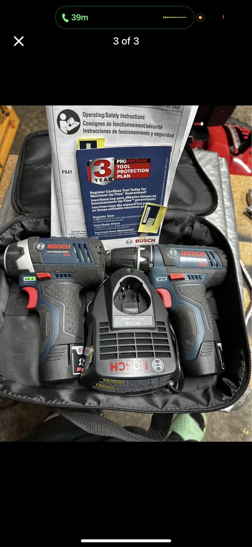 Bosch 12V Drill & Impact Driver Kit