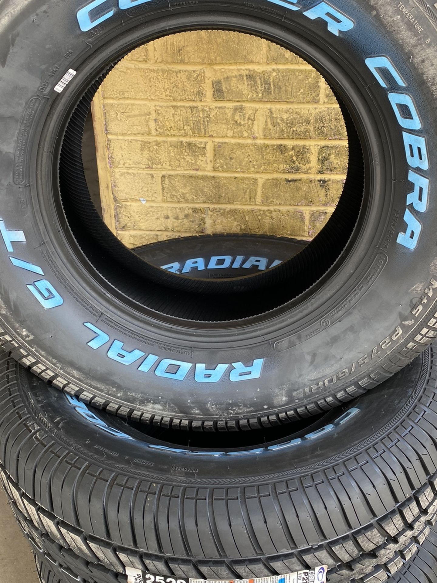 275/60/15 COOPER COBRA G/T