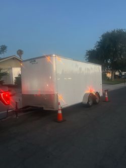 ENCLOSED TRAILERS, TITLE IN HAND, 16’ X 7’