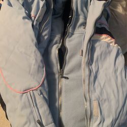 Zero xposur Girls Jacket 2in1 With Sweater Double Wear Size S 7/8
