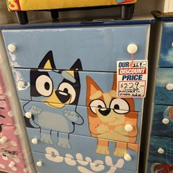 Bluey Dresser For Kids Available In Different Cartoon Characters 