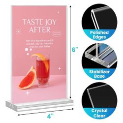 4x6 Acrylic Signs Frame 
