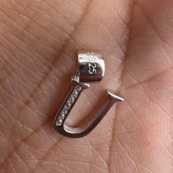 Pendant Letter " U Sterling Silver