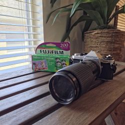 Pentax ME Super 35mm Film Camera Bundle + Lens & Film (Ready to Shoot!)