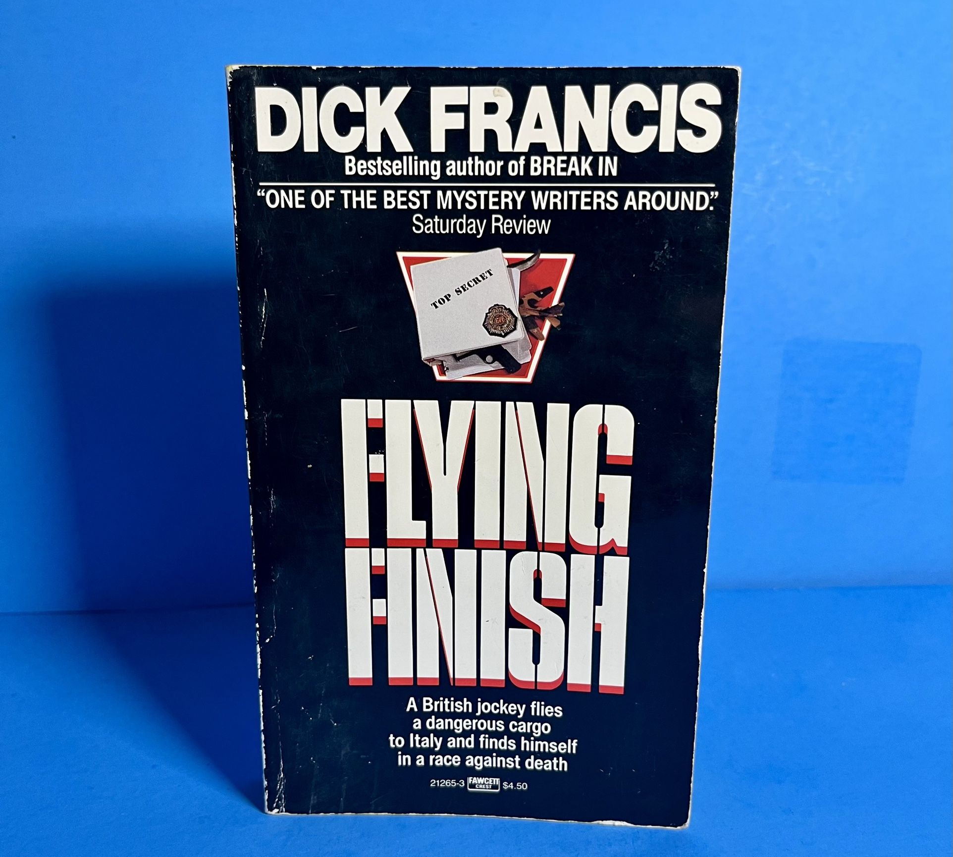 Flying Finish by Dick Francis Mystery Thriller 1988 Fawcett Crest Suspense Book