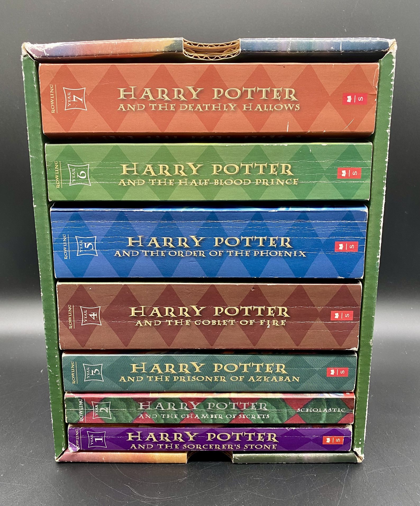 Harry Potter Paperback Book Set with Case