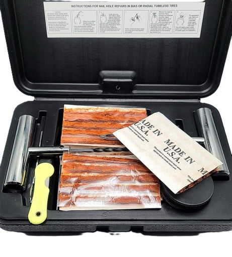 Wester Weld TS60K Professional Tire Repair Kit 65 Pcs. Made In USA Plugs.