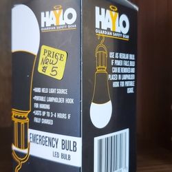 NEW  HALO EMERGENCY  BULB