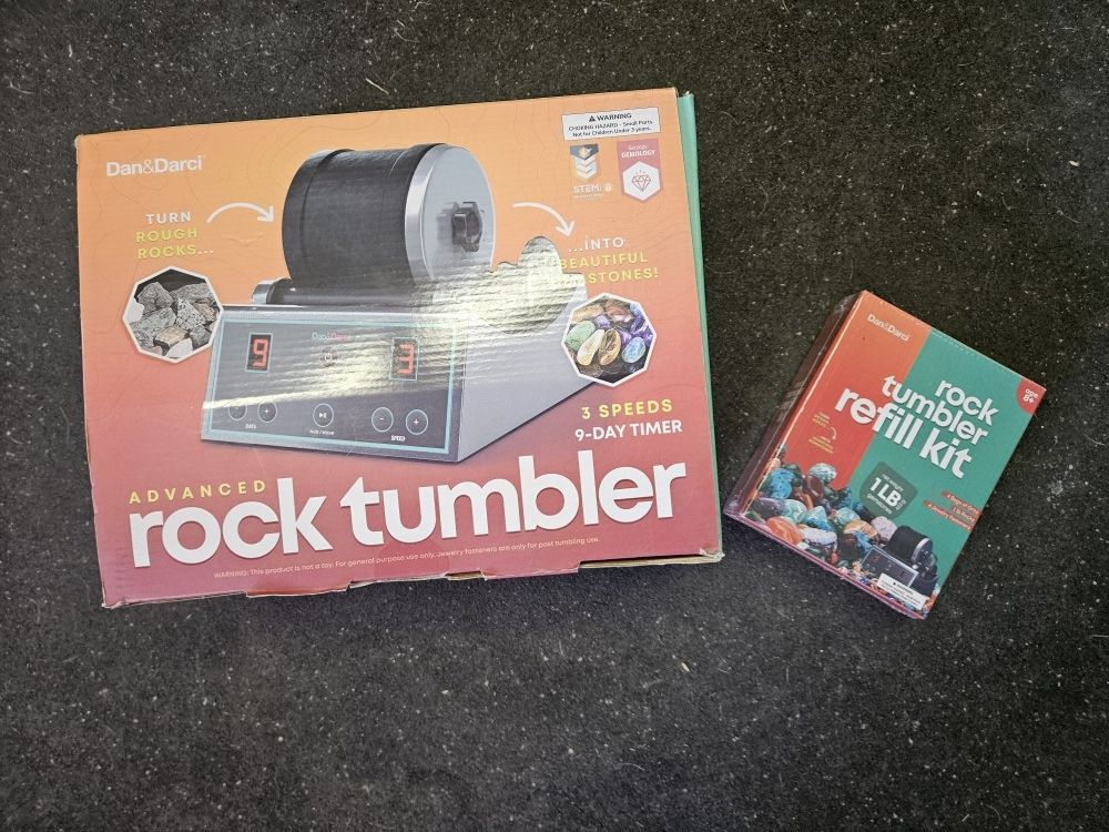 Dan & Darci Rock Tumbler and Refill Kit