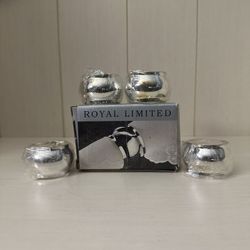 Royal Limited Silver Napkin Ring Holders - NEW 