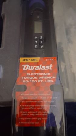 Duralast digital torque wrench