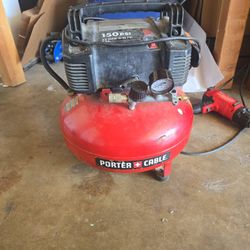 Portcable 6 gallon air compressor cut hose